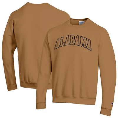 Men's Champion Brown Alabama Crimson Tide Latte Fleece Sweatshirt
