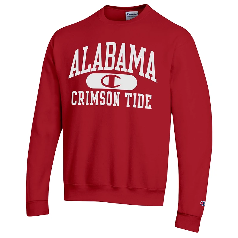 Men's Champion Crimson Alabama Tide Arch Pill Sweatshirt