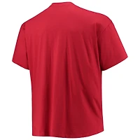T-shirt homme Champion Crimson Alabama Tide Tailles Big & Tall Arch Over Wordmark