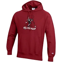 Sweat à capuche Champion Crimson Alabama Tide Vault Logo Reverse Weave pour homme
