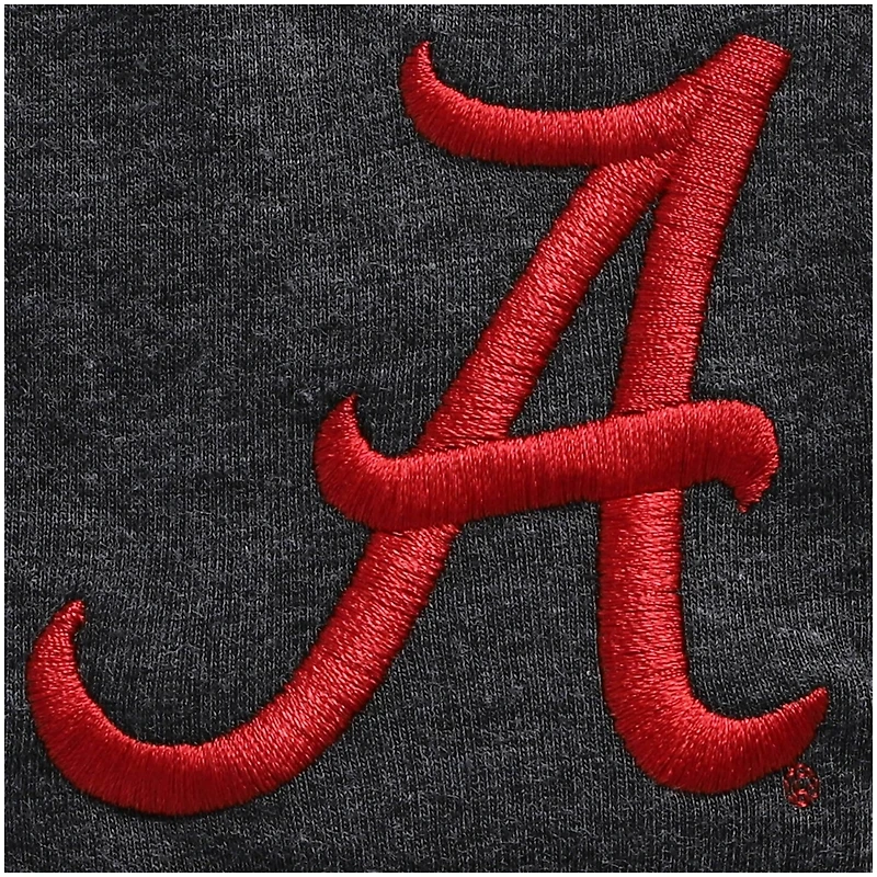 Men's Champion Heathered Black Alabama Crimson Tide Field Day Team Quarter-Zip Jacket