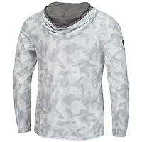 Haut à capuche manches longues Colosseum Arctic Camo Alabama Crimson Tide OHT pour hommes