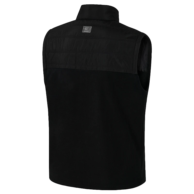 Men's Colosseum  Black Alabama Crimson Tide Block The Sun Full-Zip Vest