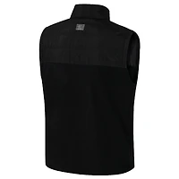 Men's Colosseum  Black Alabama Crimson Tide Block The Sun Full-Zip Vest