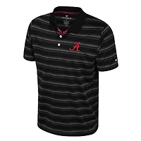 Polo Colosseum noir Alabama Crimson Tide Milk Steak pour homme