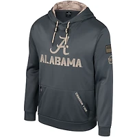 Sweat à capuche Colosseum Charcoal Alabama Crimson Tide OHT pour hommes