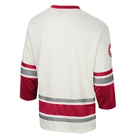 Men's Colosseum Cream Alabama Crimson Tide Puck Proud Fashion Hockey Jersey