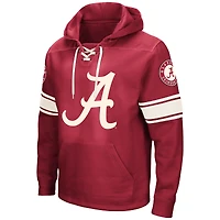 Sweat à capuche lacets Colosseum Crimson Alabama Tide pour homme, grande taille