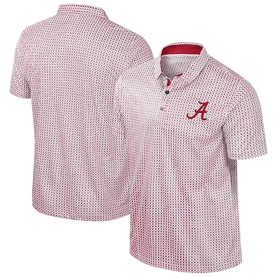 Men's Colosseum Crimson Alabama Tide Big & Tall Marty Rival Polo