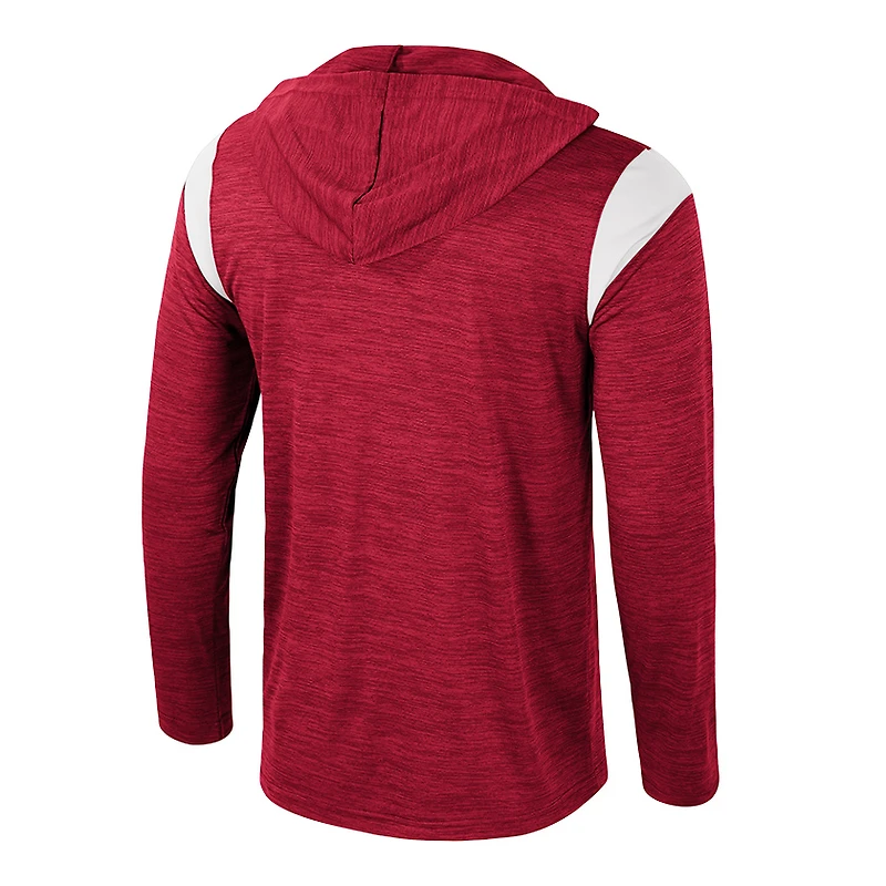 Coupe-vent à demi-zip Colosseum Crimson Alabama Tide Dozer pour homme