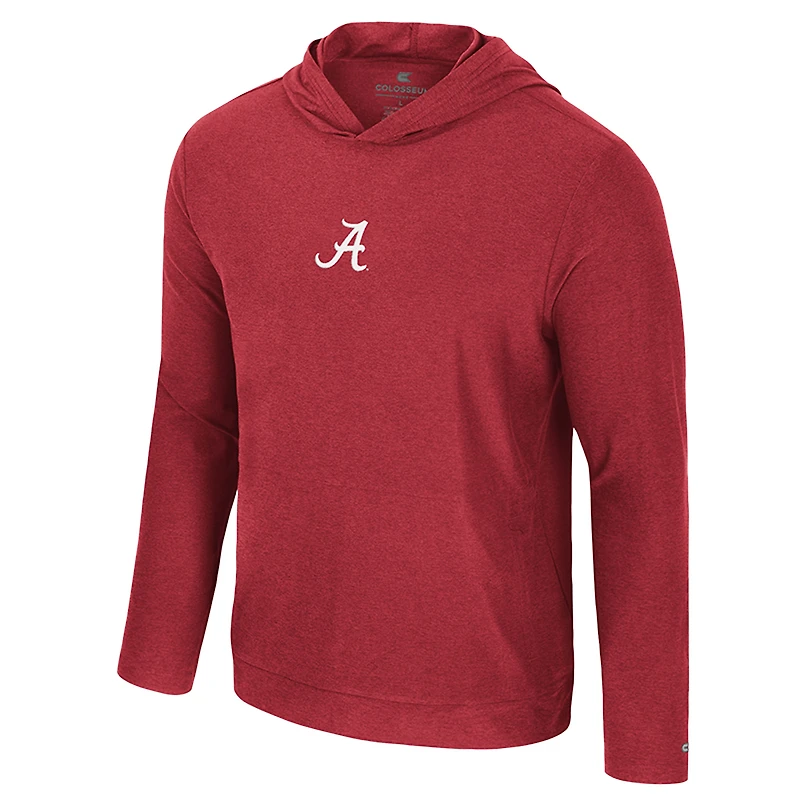 Men's Colosseum Crimson Alabama Tide Long Sleeve T-Shirt Hoodie