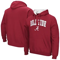 Sweat à capuche polaire Colosseum Crimson Alabama Tide Rally Cry pour homme