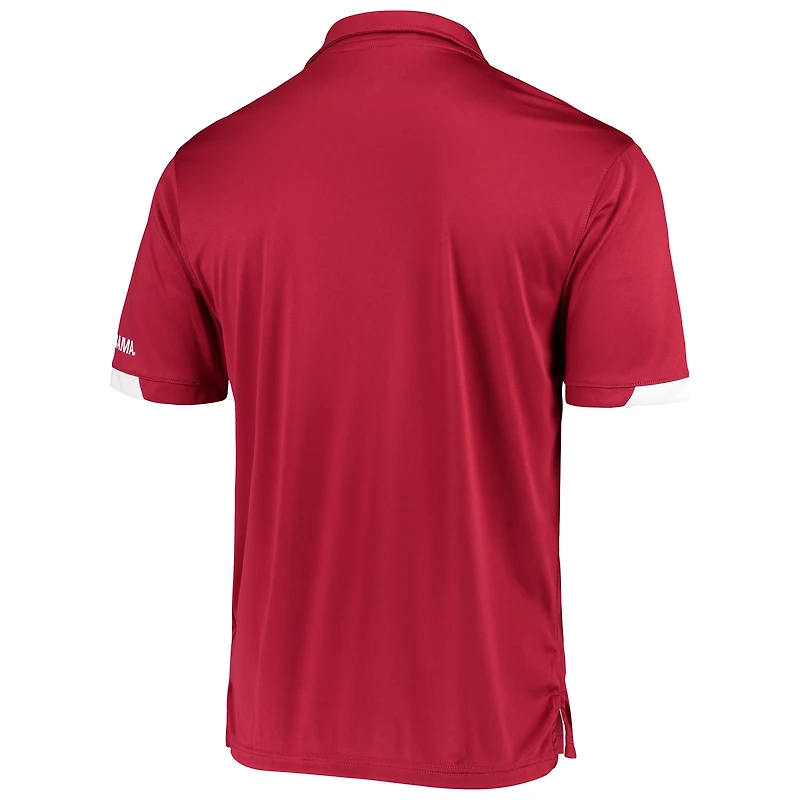 Men's Colosseum Crimson Alabama Tide Santry Lightweight Polo