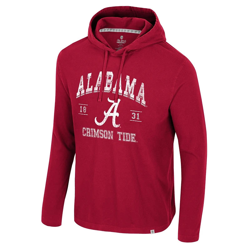 Men's Colosseum  Crimson Alabama Tide Simoleans Washed Hoodie