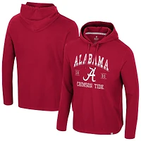 Men's Colosseum  Crimson Alabama Tide Simoleans Washed Hoodie