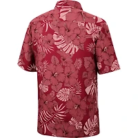 Men's Colosseum Crimson Alabama Tide The Dude Camp Button-Up Shirt