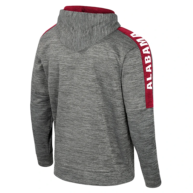 Sweat à capuche pour homme Colosseum Heather Grey Alabama Crimson Tide Dozer