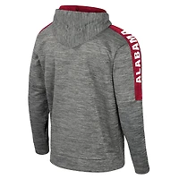 Sweat à capuche pour homme Colosseum Heather Grey Alabama Crimson Tide Dozer