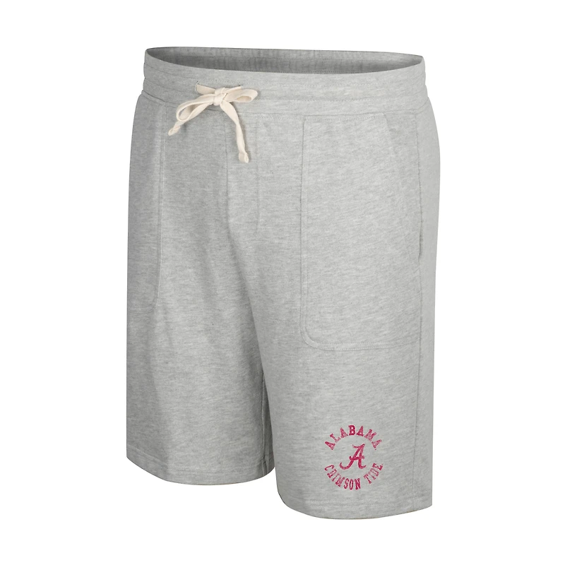 Short en éponge Colosseum Heather Gray Alabama Crimson Tide Love To Hear This pour homme