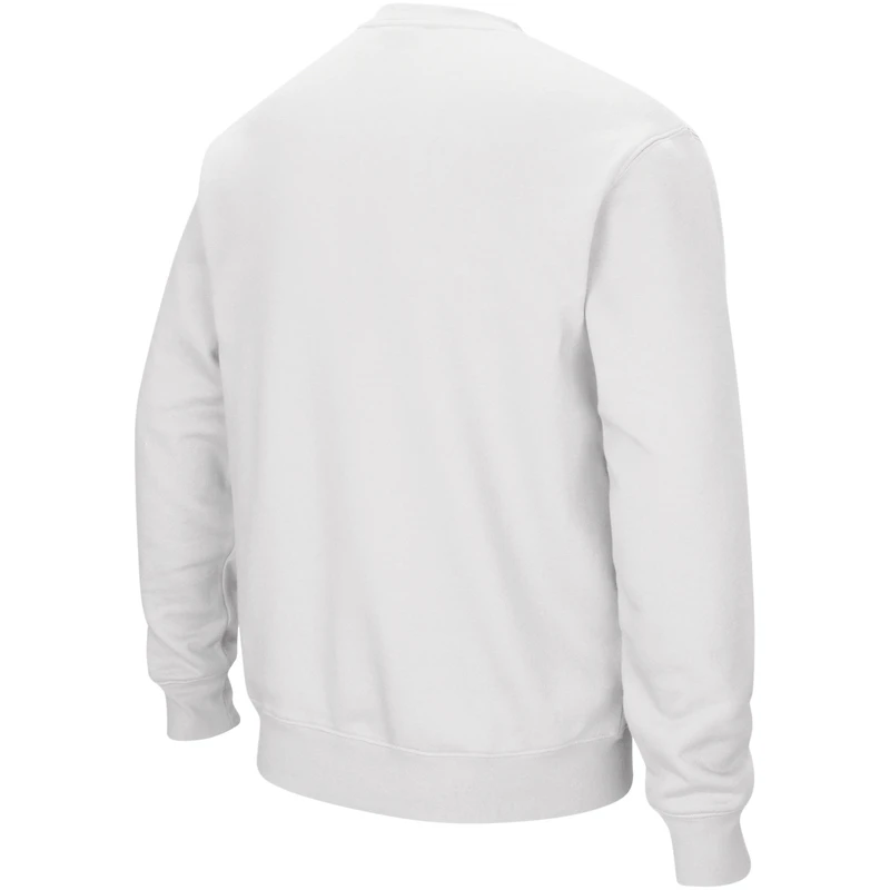 Colosseum White Alabama Crimson Tide Arch & Logo Crew Neck Sweat-shirt pour homme