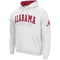 Sweat à capuche double arche Colosseum White Alabama Crimson Tide pour hommes