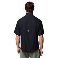 Chemise boutonnée Columbia Black Alabama Crimson Tide Tamiami Omni-Shade pour homme