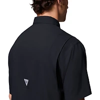 Men's Columbia Black Alabama Crimson Tide Tamiami Omni-Shade Button-Down Shirt