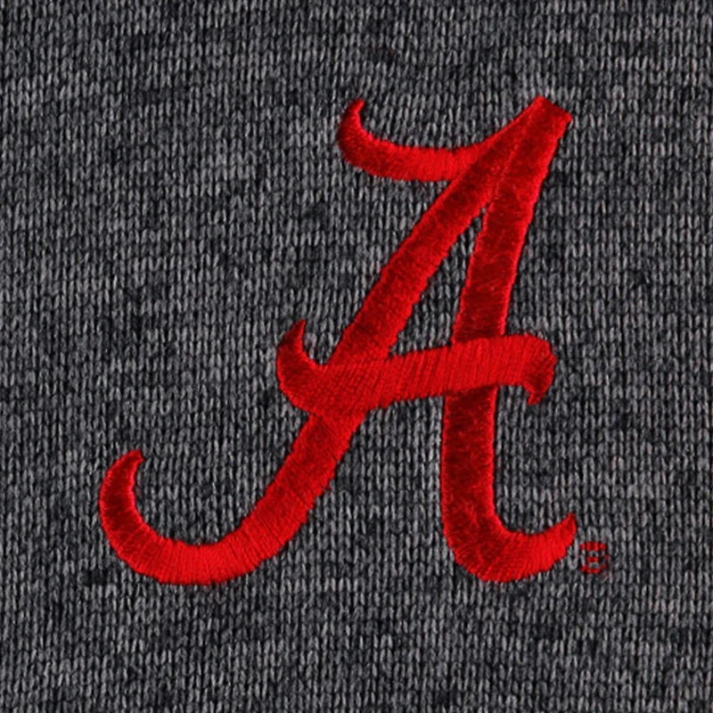 Haut à demi-glissière raglan Columbia Charcoal Alabama Crimson Tide Canyon Point Omni-Shield pour homme