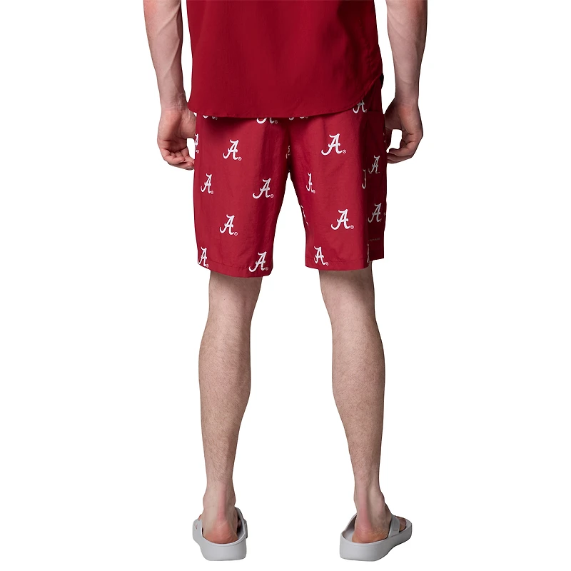 Short Backcast Columbia Crimson Alabama Tide pour homme de grande taille