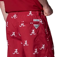 Short Backcast Columbia Crimson Alabama Tide pour homme de grande taille