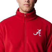 Men's Columbia  Crimson Alabama Tide Flanker IV Fleece Raglan Full-Zip Jacket