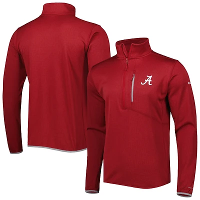 Columbia Crimson Alabama Tide Park View Haut à demi-glissière Omni-Wick pour homme