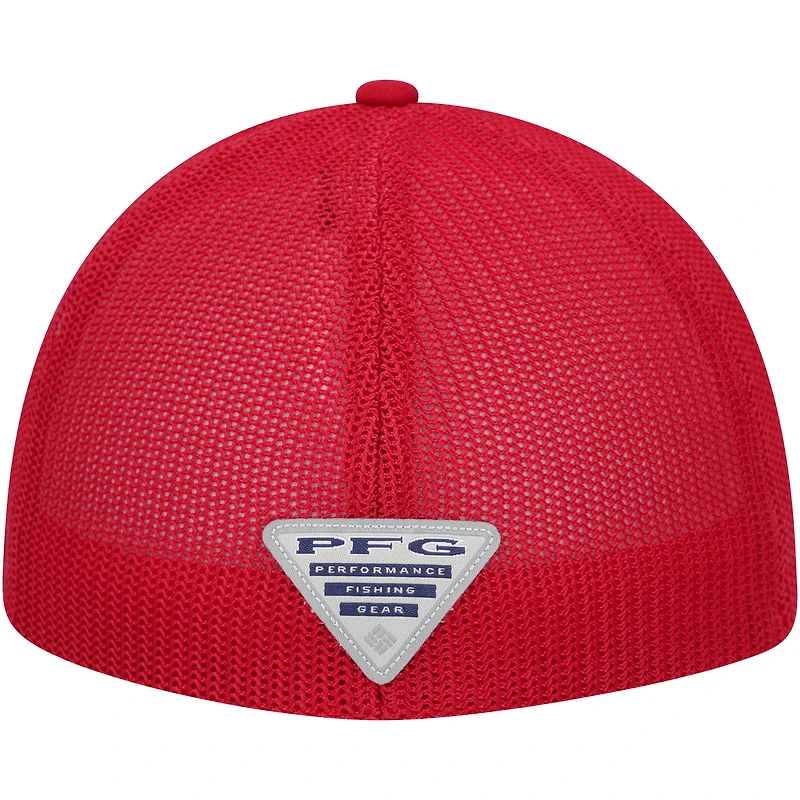 Casquette Columbia Crimson Alabama Tide PFG Hooks Flex pour homme