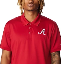 Men's Columbia Crimson Alabama Tide PFG Tamiami Omni-Shade Polo