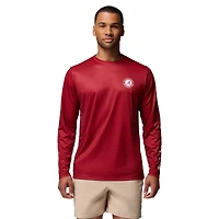 T-shirt à manches longues Columbia Crimson Alabama Tide PHG Terminal Shot 3-Hit pour homme