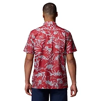 Men's Columbia Crimson Alabama Tide Super Slack Omni-Wick Button-Up Shirt