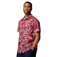 Men's Columbia Crimson Alabama Tide Super Slack Omni-Wick Button-Up Shirt