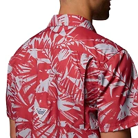 Men's Columbia Crimson Alabama Tide Super Slack Omni-Wick Button-Up Shirt