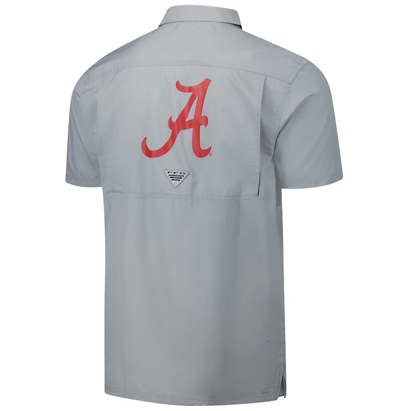 Chemise boutonnée Slack Tide Alabama Crimson pour homme de Columbia