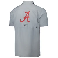 Chemise boutonnée Slack Tide Alabama Crimson pour homme de Columbia