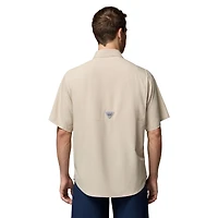 Men's Columbia Tan Alabama Crimson Tide Tamiami Omni-Shade Button-Down Shirt