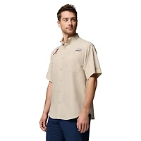 Men's Columbia Tan Alabama Crimson Tide Tamiami Omni-Shade Button-Down Shirt