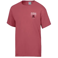 T-shirt ComfortWash pour homme, motif Crimson Tide, Alabama, avec grand nom