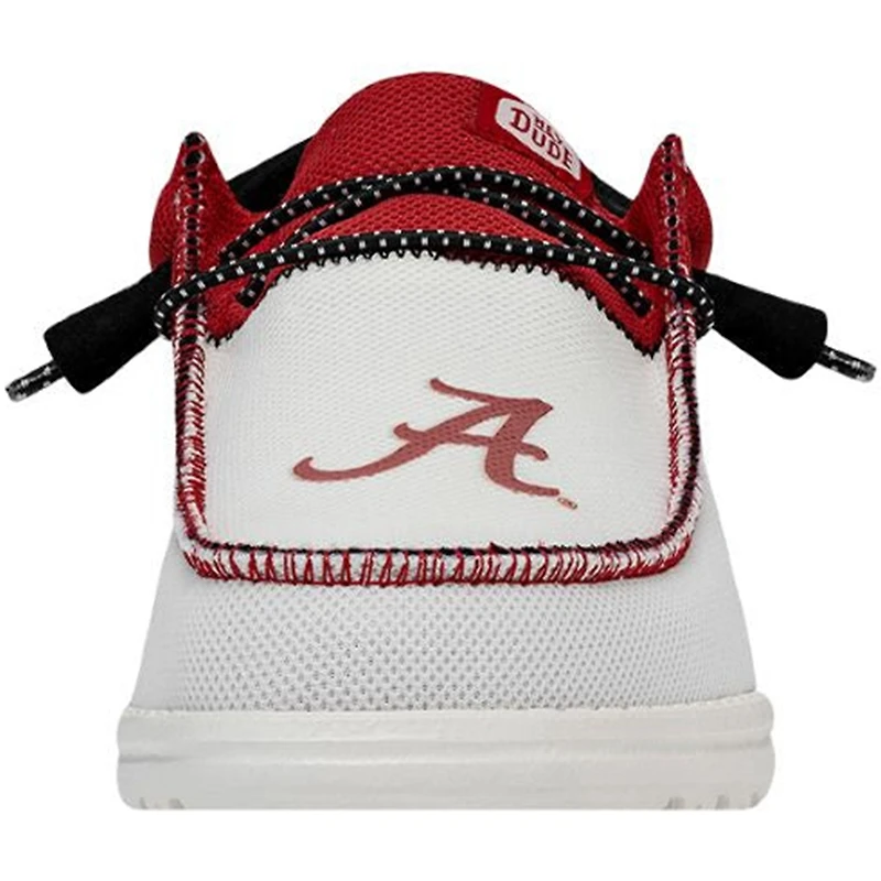 Chaussures décontractées Wally Alabama Crimson Tide pour hommes, couleur cramoisie/noire
