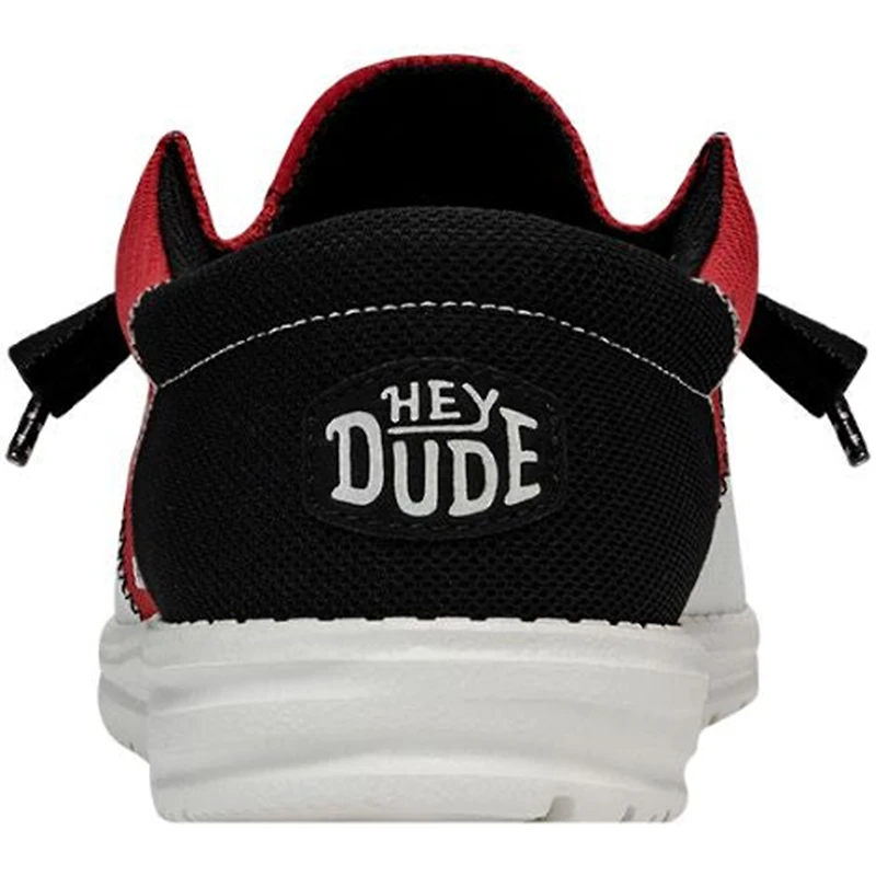 Chaussures décontractées Wally Alabama Crimson Tide pour hommes, couleur cramoisie/noire