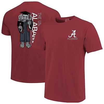 Men's Crimson Alabama Tide Mascot Grad Achievement Unlocked T-Shirt