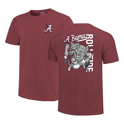 Men's Crimson Alabama Tide Sketched Mascot Comfort Colors T-Shirt