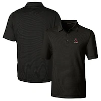 Polo extensible à rayures crayon Forge pour homme, noir, Alabama Crimson Tide, coupe large et grande taille