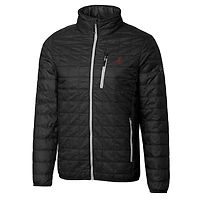 Veste zippée intégrale Rainier pour homme, noire, Alabama Crimson Tide, Cutter & Buck