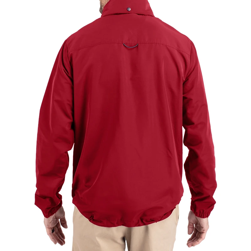 Men's Cutter & Buck Alabama Crimson Tide Charter Eco Recycled Full-Zip Jacket